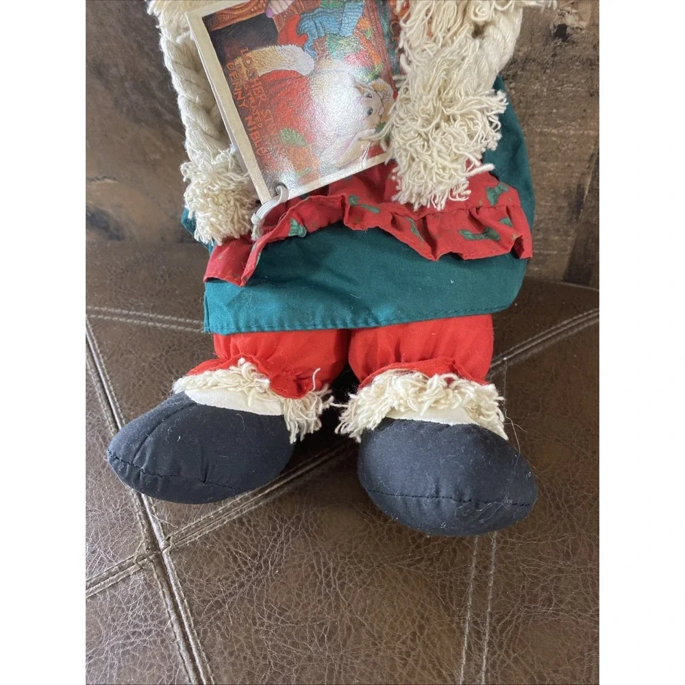 Vtg House of Lloyd Granny Flo Rabbit 1996‎ Shelf Sitter Christmas Porcelain 16